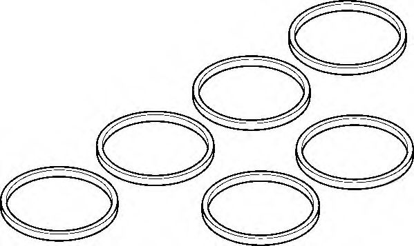Set garnituri, galerie admisie BMW Seria 2 Cupe (F22, F87) (2013 - 2016) ELRING 537.890 piesa NOUA
