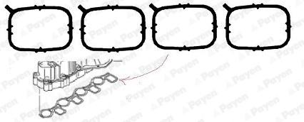 Set garnituri, galerie admisie (HA5070 PAYEN) AUDI,SEAT,SKODA,VW