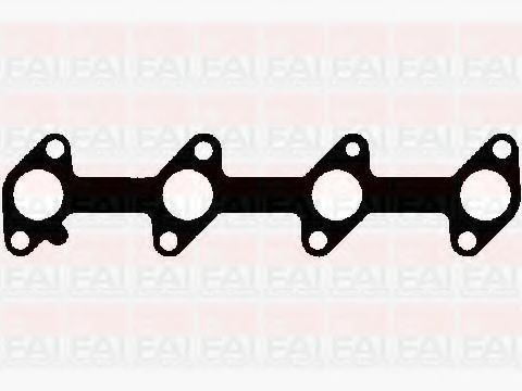 Set garnituri, galerie evacuare NISSAN TIIDA hatchback (C11X) (2006 - 2016) FAI AutoParts EM1053