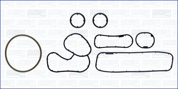 Set garnituri. radiator ulei Oil radiator gasket set NISSAN NV400 PRIMASTAR X-TRAIL III OPEL MOVANO B VIVARO A RENAULT ALA OPEL MOVANO B (X62), Cadru de sprijin, 05.2010 - Ajusa 77002900