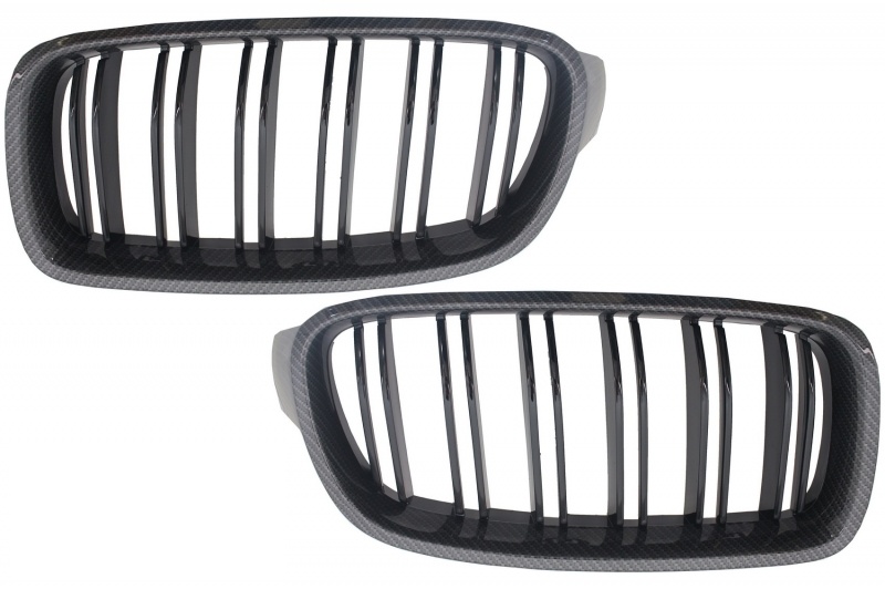 Set grile radiator (nari) carbon model M BMW Seria