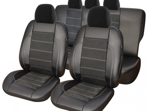 Set huse auto piele Exclusive Leather Alcantara compatibile Hyundai Accent