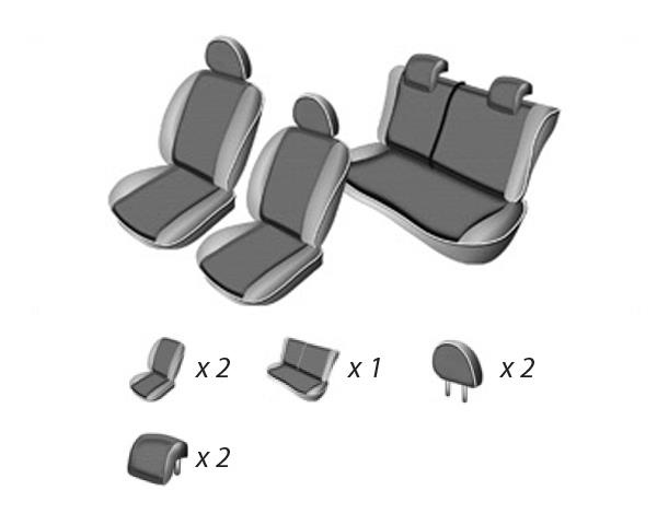 Set Huse Scaun Ford Fiesta 2002-2008 Umbrella 070 45912