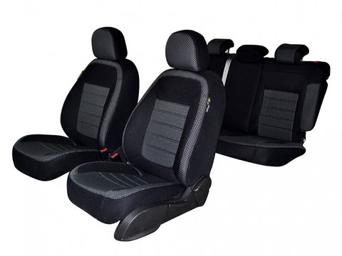 Set huse scaun FORD FIESTA 2017- (BANCHETA FRACTIONATA) CU TETIERE SPATE IN FORMA DE L 37090_