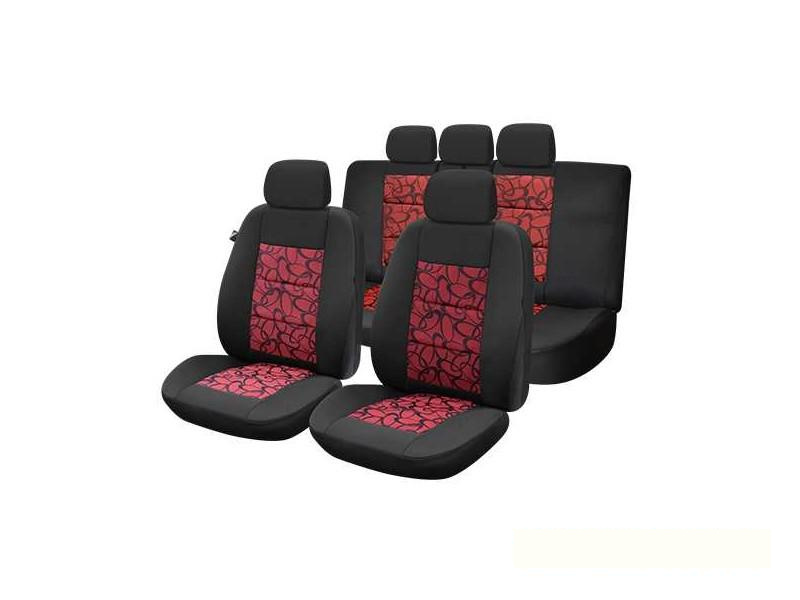 Set huse scaun premium lux - rosu Universal, Audi A3 Sportback (2004-2008) [8PA], VW Passat B5(1996-2005)