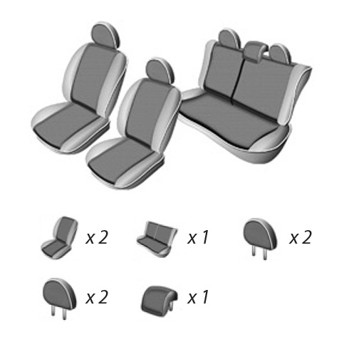 Set Huse Scaun Umbrella Fit Dacia Duster 1 2010-2017 45944