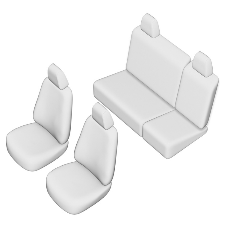 SET HUSE SCAUN UMBRELLA PENTRU SKODA FABIA 2008-2014 (BANCHETA FRACTIONATA)