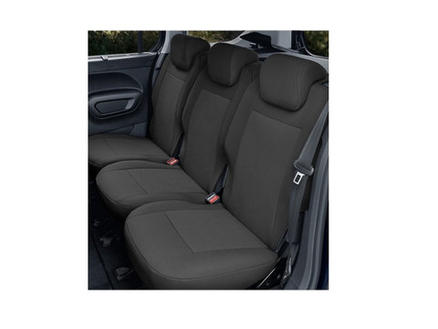 Set huse scaune auto Kegel Tailor Made pentru Peugeot Rifter, Partner Van dupa 2019, Citroen Berlingo 3 dupa 2019, Opel Combo E dupa 2019, Toyota Proace City, fata + spate, 3 scaune spate individuale