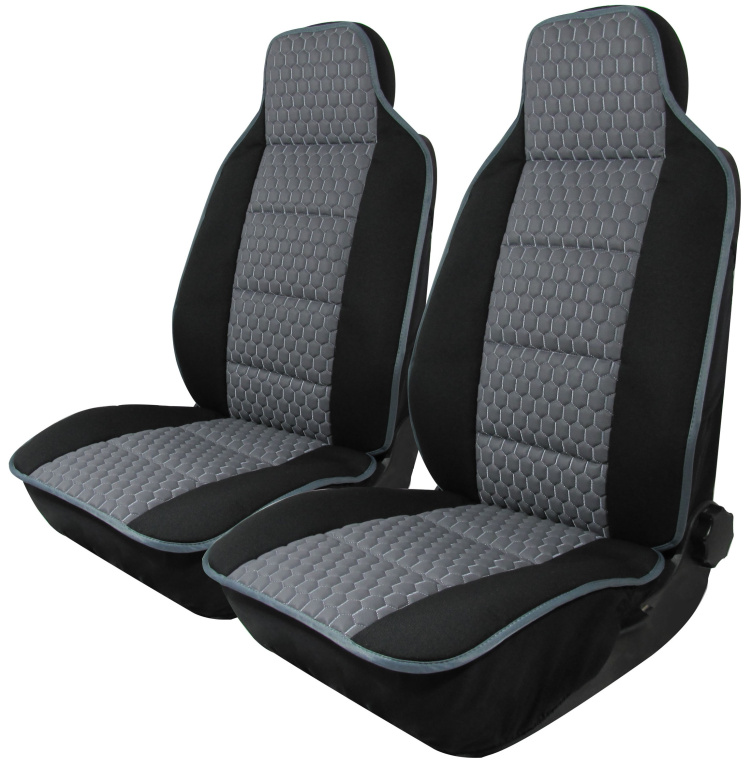 Set Huse Scaune Auto, Lux, Textil Si Piele Ecologi
