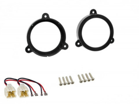 Set Inele cu suruburi difuzoare Renault Megane III, Dacia + Adaptor conector difuzor