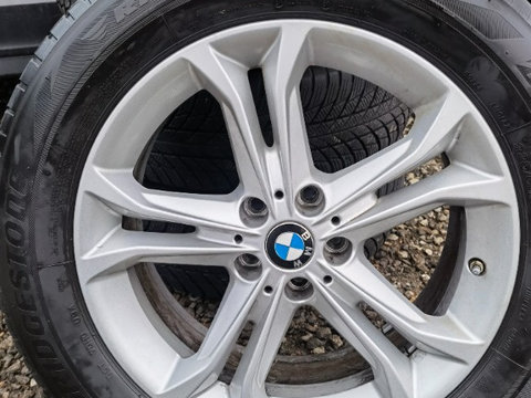 Set jante 18 BMW X3 G01 X4 G02 6876918 originale iarna 225 60 18 roti complete iarna Bridgestone 5x112