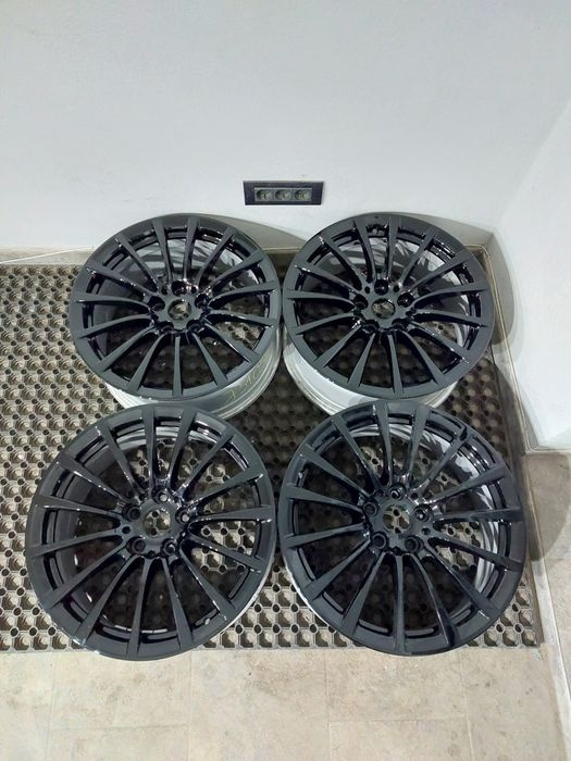 Set jante 18 originale bmw 5 g30 g31 6 gt g32 style 619 negre