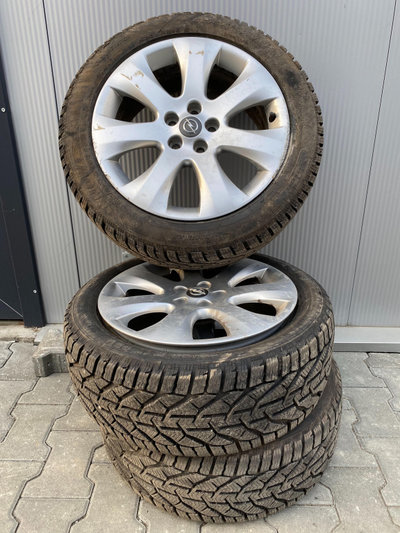 Set jante aliaj Opel Astra J (3buc,cauciuc iarna) 