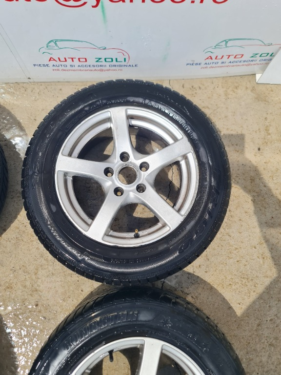 Set Jante aliaj R15  cu anvelope pentru 