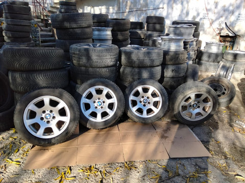 Set jante aliaj R16 IS 20 7JX16H2 5X120 6762000 BMW SERIA 5 E60 E61 + anvelope iarna 215/55 R16