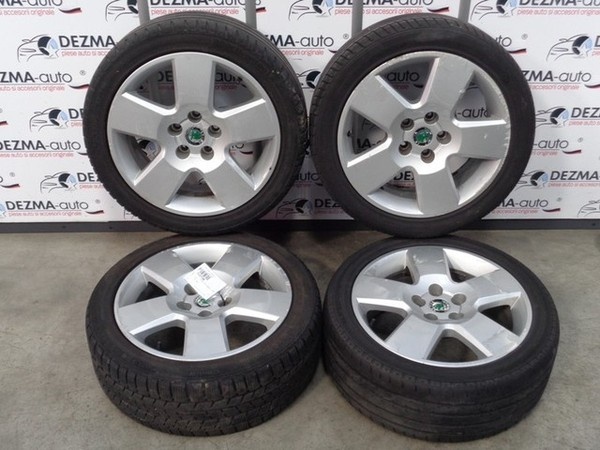 Set jante aliaj, R17, 3U0601025E, Skoda Superb 1 (