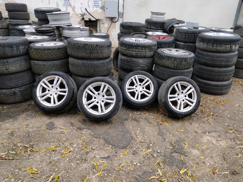 Set jante ATS Evolution EVO706 7JX16 KBA51148 16'' BMW seria 1 2 3 4 5 +anvelope iarna stare f buna 195/55 R16