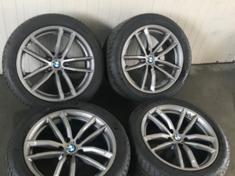 Set jante BMW SERIA 5 G30 2 latimi anvelope vara M pachet Double Spoke 662 18" anvelope vara GoodYear