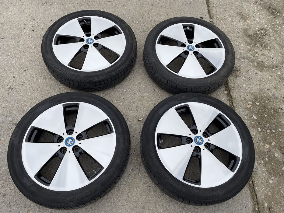Set jante/roti bicolore R19 BMW i3 cu anvelope Bridgestone 155/70/19