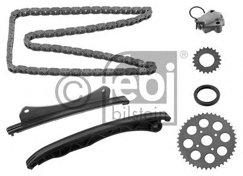 Set kit lant distributie OPEL AGILA A H00 FEBI 47622