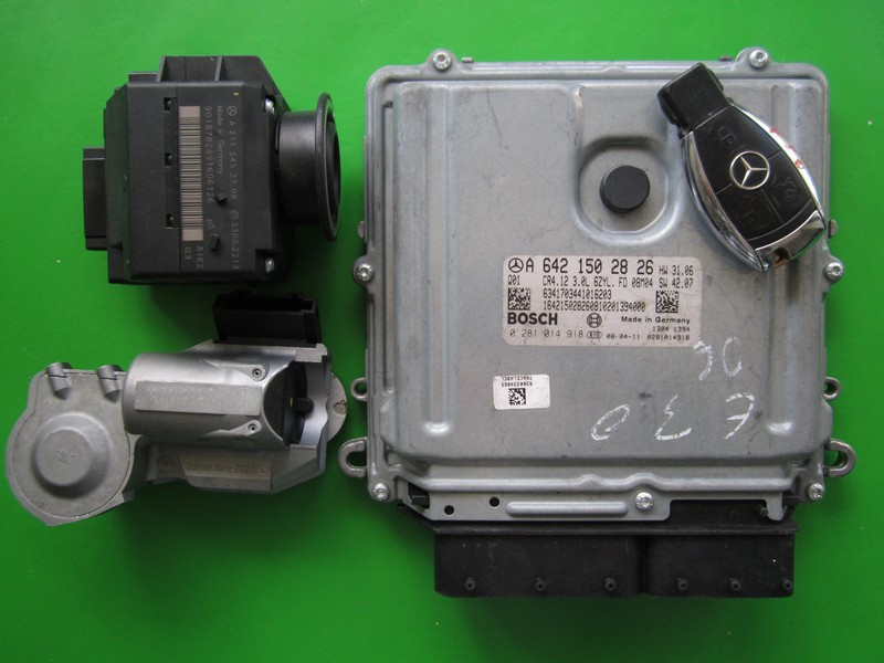 SET Kit pornire Mercedes E 3.0CDI A6421502826 0281014918 EDC16CP31