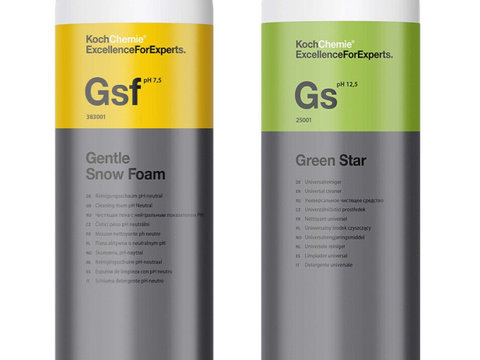 Set Koch Chemie Gentle Snow Foam Spuma Prespalare Ph Neutru 1L 383001 + Koch Chemie Gentle Snow Foam Spuma Prespalare Ph Neutru 1L 383001