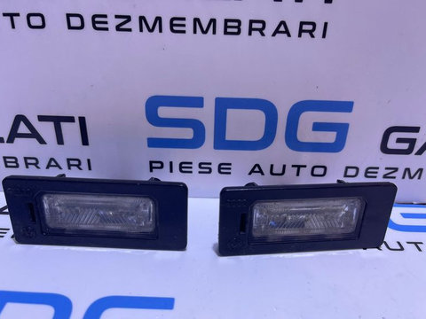 Set Lampa Lampi Iluminare Lumina Numar Inmatriculare Audi A4 B8 2008 - 2012 Cod 8T0943021