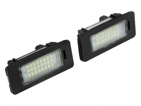 Set Lampa numar LED CanBus Bmw Seria 3 E90/E91 2004-, Seria 5 E39 1995-, Seria 5 E60/E61 2003-, X5 E70 2006-, X6 E71 2007-