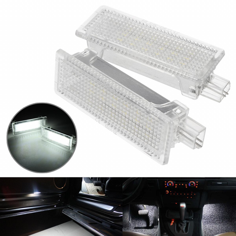 Set Lampi Led Portiere Si Interior Bmw Seria 1 E88 2008-2013 Lumina Alba BTLL-007 964697