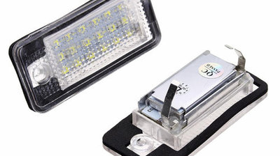 Set Lampi Numar Inmatriculare Led Audi Q7 4LB 2006