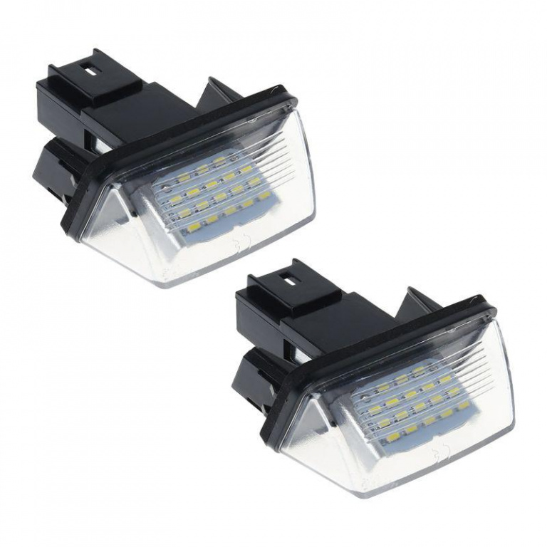 Set Lampi Numar Inmatriculare Led Citroen C5 2 2004→ PC102-7601