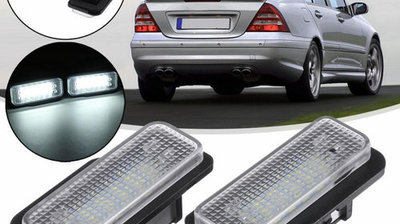 Set Lampi Numar Inmatriculare Led Mercedes-Benz C-