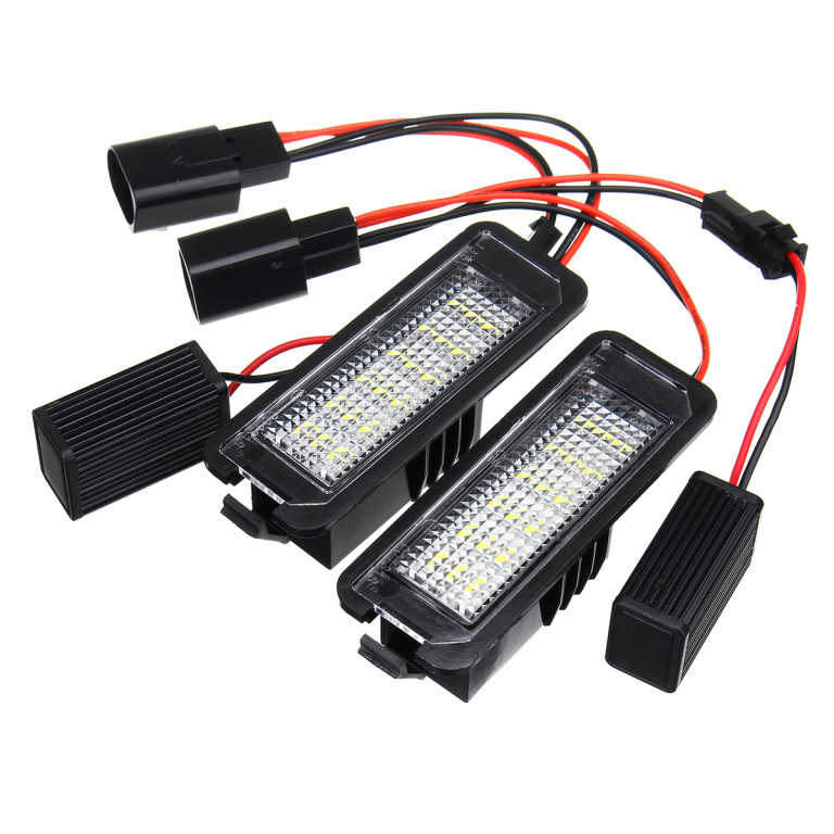 Set Lampi Numar Inmatriculare Led Porsche Cayman 987 2006-2010 W101-7402