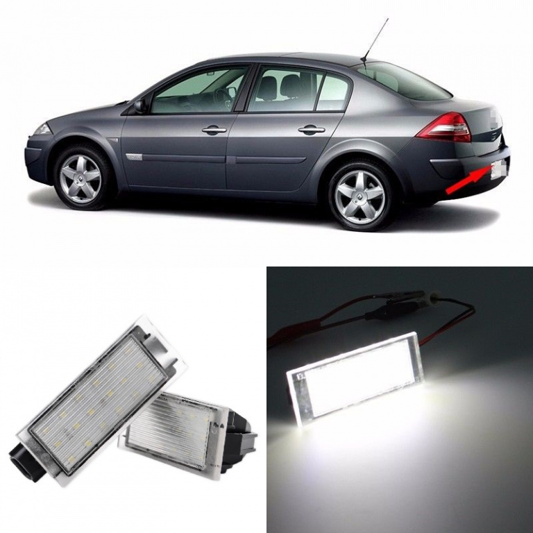 Set Lampi Numar Inmatriculare Led Renaul