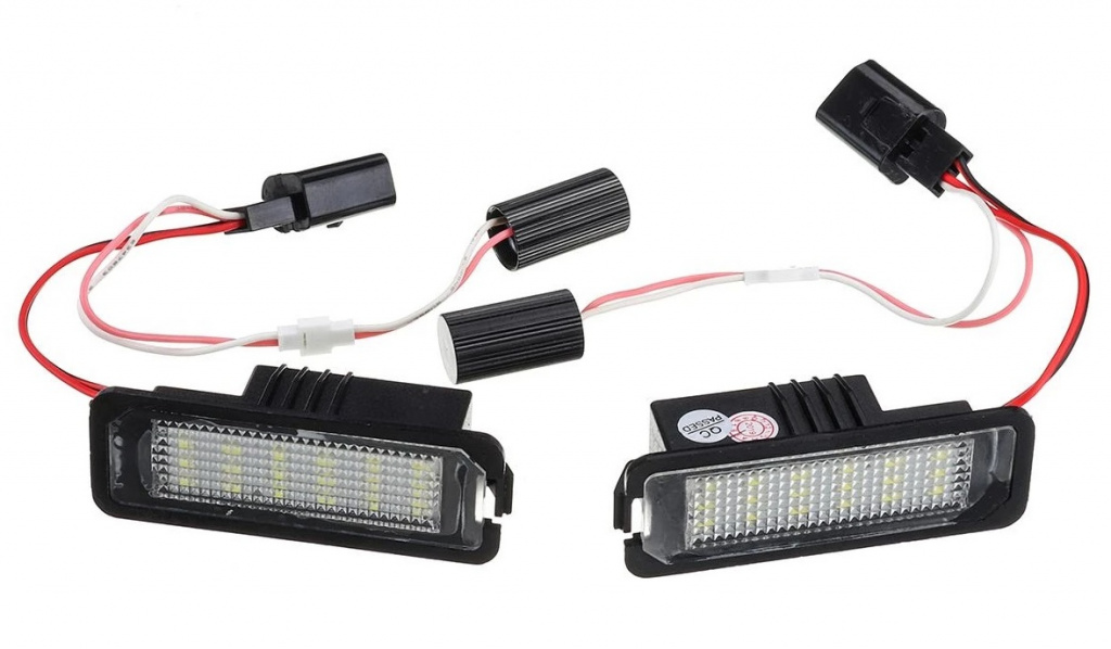 Set Lampi Numar Inmatriculare Led Volkswagen Golf 5 2003-2009 P101-7401