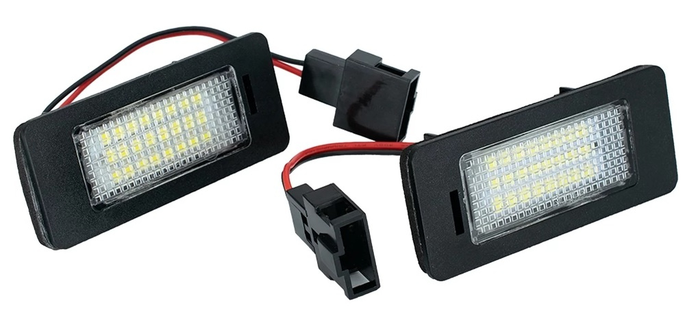 Set Lampi Numar Inmatriculare Led Volkswagen Polo 5 6R 2010→ 4 Usi BTLL-112