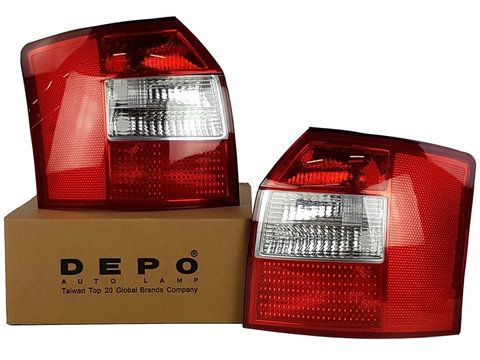 Set Lampi Stop Spate Dreapta + Stanga Am Audi A4 B6 2000-2004 Combi 8E9945096 + 8E9945095
