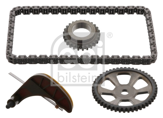 Set lant, antrenare pompa ulei FEBI BILSTEIN 49090 pentru SEAT IBIZA IV Caseta/ Hatchback (6J1) 2008-2015
