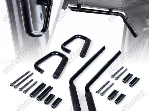 SET MANERE OTEL FATA SI SPATE JEEP WRANGLER JK 2007-2018 NEGRE ]4-USI]