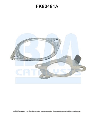 Set montaj catalizator BM Catalysts VAUXHALL VIVAR
