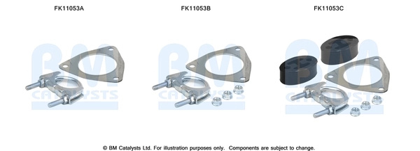 Set montaj, filtru funingine/particule BM Catalysts FORD KA (RU8) 2008-2016 - FK11053