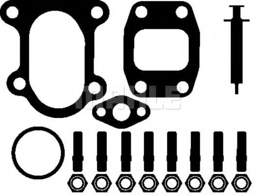Set montaj turbina MERCEDES VARIO platou / sasiu (1996 - 2016) MAHLE ORIGINAL 001 TA 17023 000