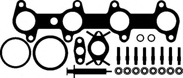 Set montaj turbina OPEL ASTRA H combi (L35) (2004 - 2016) ELRING 715.730