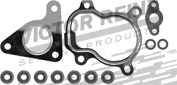 Set montaj turbina RENAULT TRAFIC II bus (JL) (2001 - 2016) VICTOR REINZ 04-10034-01