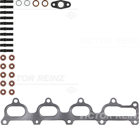 Set montaj, turbocompresor (041000701 REI) CADILLAC,CATERHAM,CHEVROLET,HOLDEN,HSV,LOTUS,OPEL,VAUXHALL