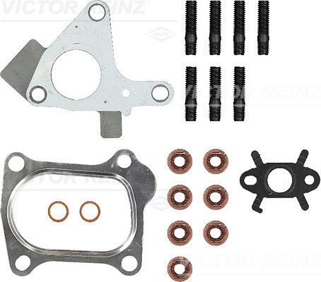 Set montaj, turbocompresor (041032901 VICTOR REINZ) DACIA,RENAULT,SUZUKI