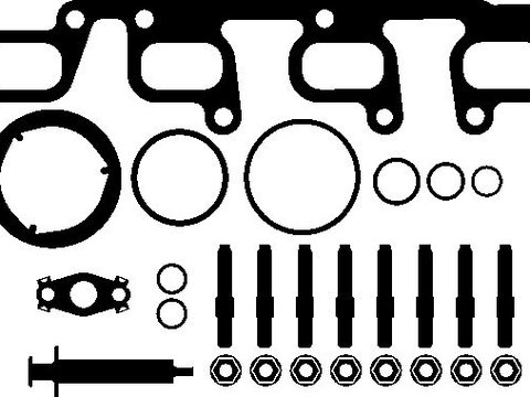 Set montaj turbocompresor 262 500 ELRING pentru Vw Passat Seat Alhambra Skoda Octavia Vw Jetta Vw Vento Skoda Laura Vw Eos Skoda Superb Vw Sharan Vw Caddy Audi A3 Seat Altea Seat Leon Vw Touran Vw Tiguan Vw Beetle Vw Novo Vw Cc Audi Tt Vw Golf Seat I