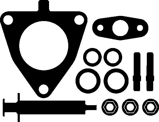 Set montaj turbocompresor 587 210 ELRING pentru CitroEn C4 Peugeot 508 CitroEn C8 Peugeot 807 Peugeot Expert CitroEn Dispatch CitroEn Jumpy CitroEn Ds5 Peugeot 5008 Peugeot 308 Peugeot 3008 Peugeot 407 CitroEn C5