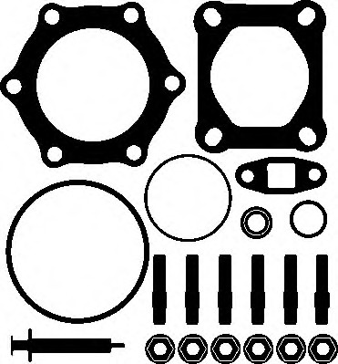 Set montaj turbocompresor 716 080 ELRING pentru Vw