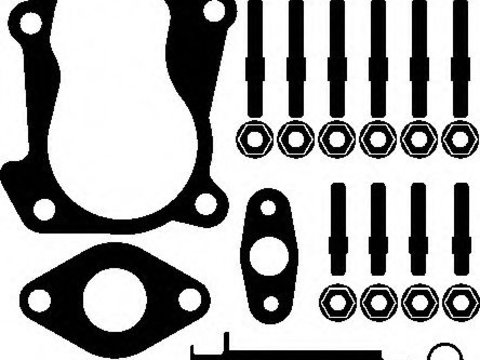 Set montaj, turbocompresor AUDI A2 (8Z0) (2000 - 2005) ELRING 196.620 piesa NOUA